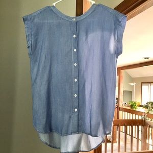 NEW Loft striped blouse, PM